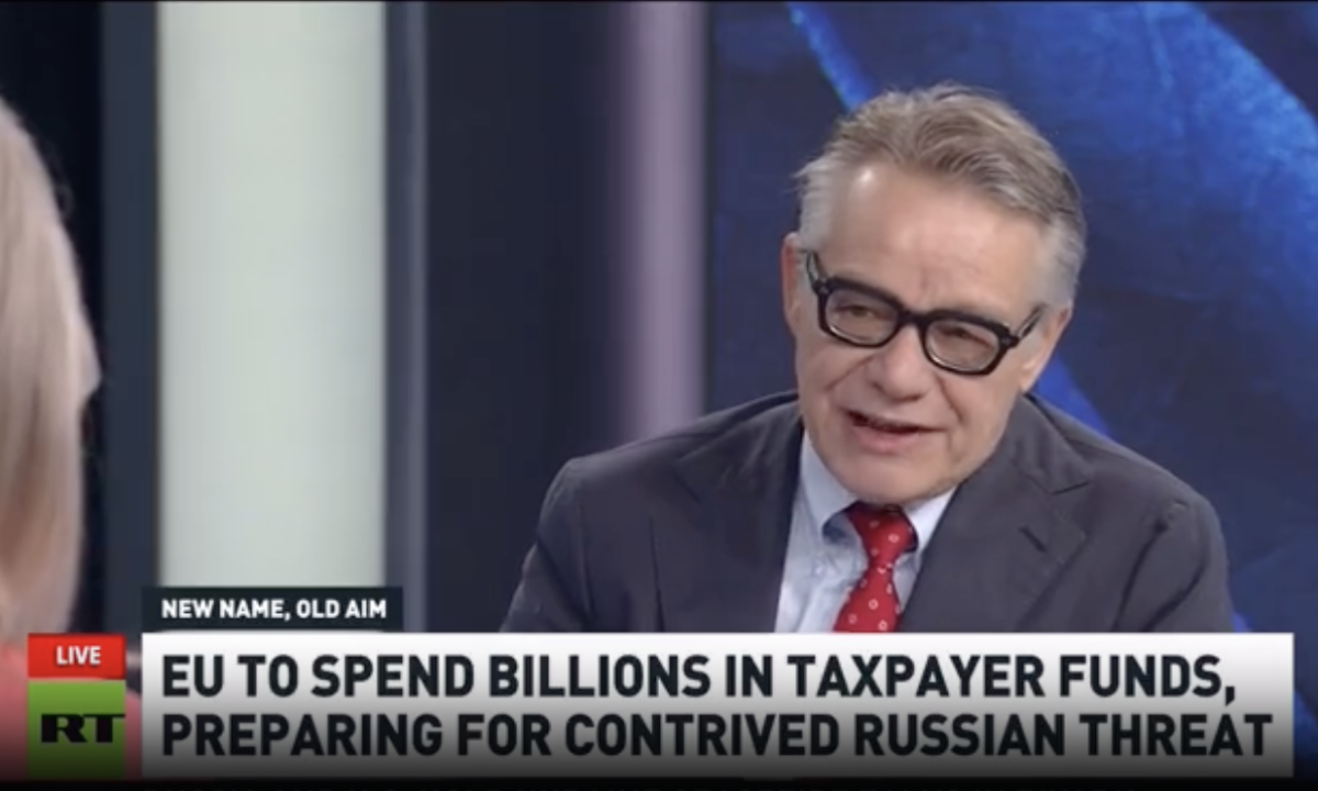 Peter Hanseler in an interview with RT International