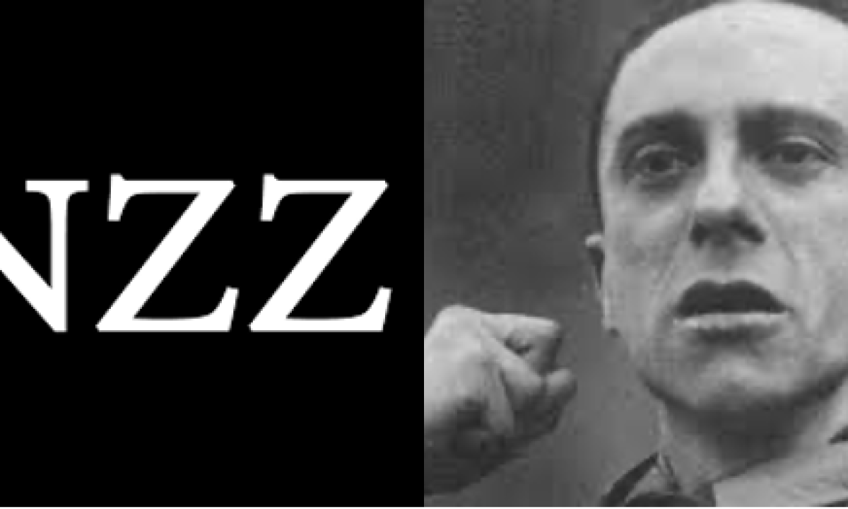 Resist the beginnings! - Propaganda of the NZZ