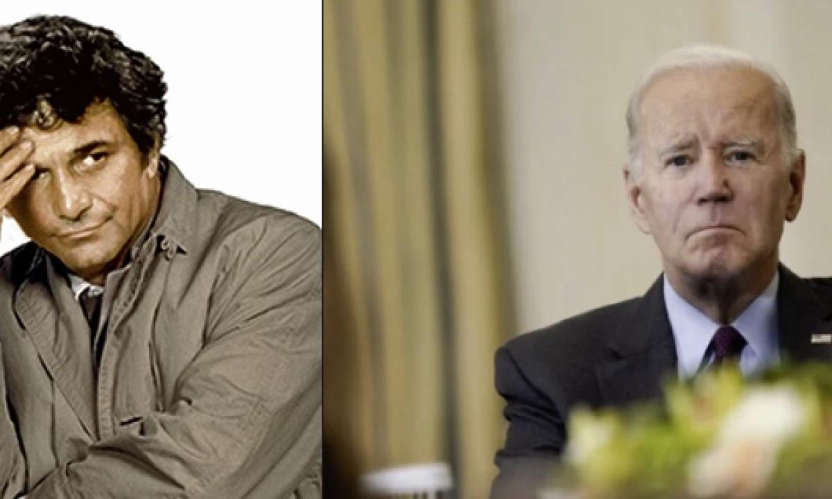 Inspector Columbo investigates Biden