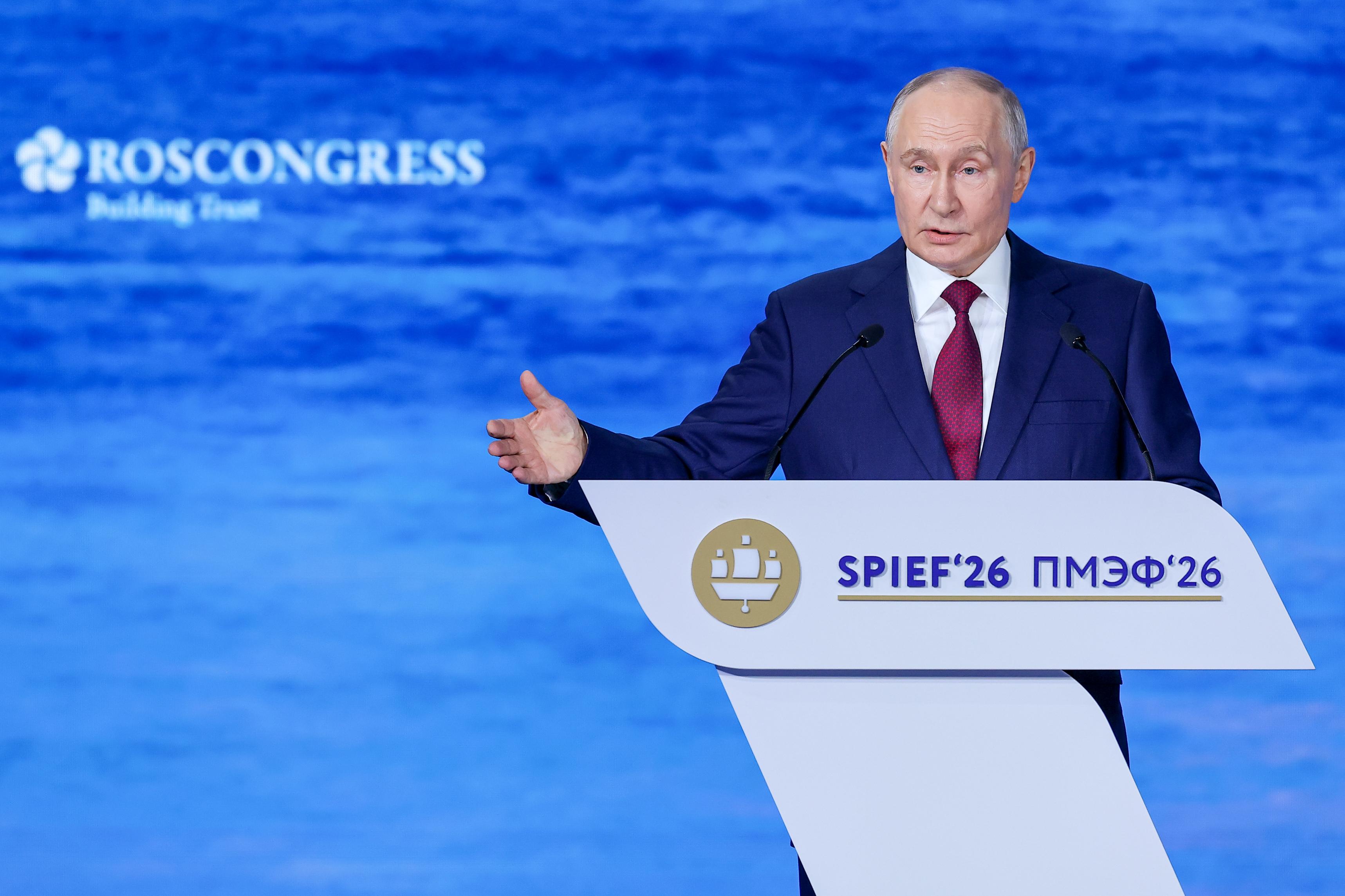 Putin's Speech at the St. Petersburg Economic Forum