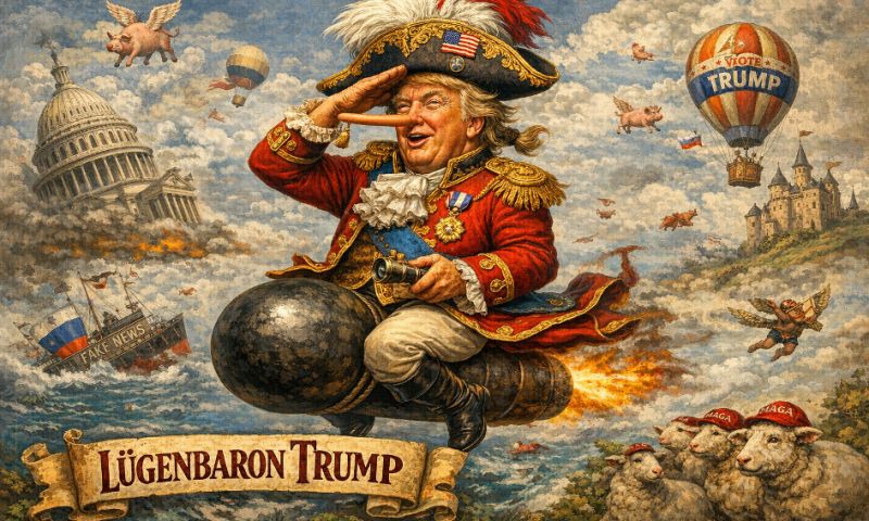 A Baron of Lies Turns the World Upside Down—and Loses