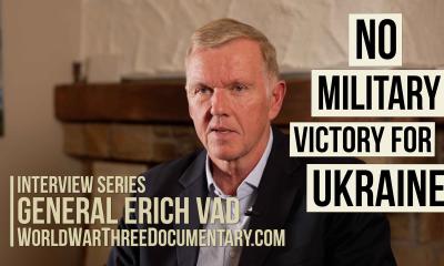 General Erich Vad in World War III Series: No military victory for Ukraine